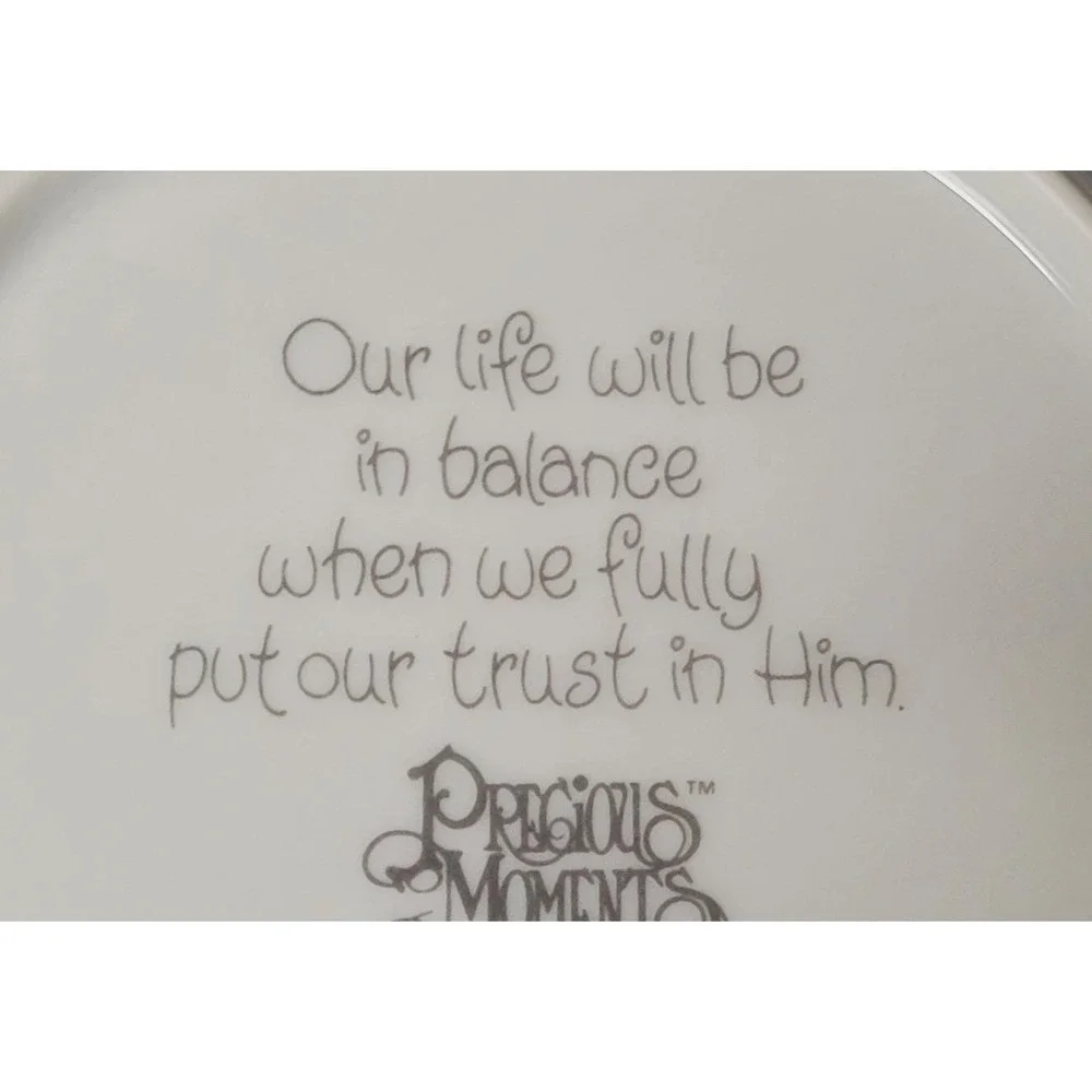 Precious Moments Collector Plate 
